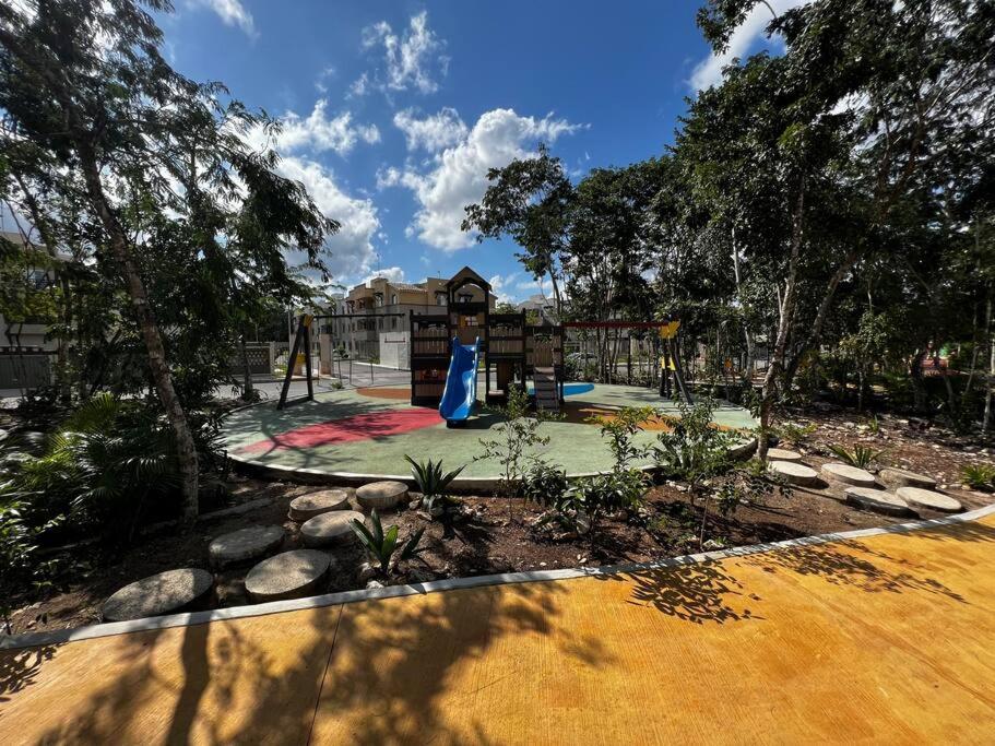 Angels Beach Condo Con Piscina, Parking Y Parque Playa del Carmen Esterno foto