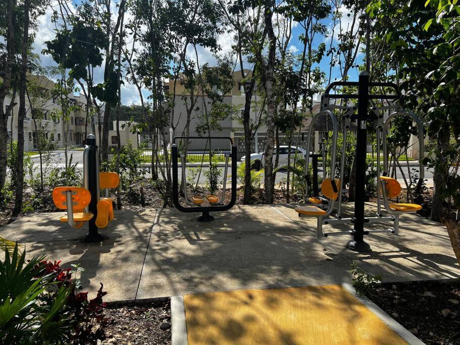 Angels Beach Condo Con Piscina, Parking Y Parque Playa del Carmen Esterno foto